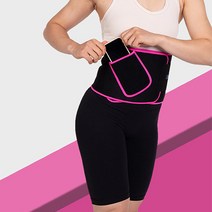 Juse 여성용 헬스 허리복대 허리보호대, 로즈레드, 1개