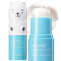 더샘 아이슬란드 하이드레이팅 아이스틱 0 24온스 쿨링 아이 밤 다크써클 붓기 눈 밑 트리트먼트 주름 개선 및 보습 다크서클 부은 최소화
