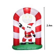 스노우볼 워터볼 산타 클로스와 크리스마스 장식 풍선 눈덩이 1.2m 높은 풍선 장식 마당 잔디 장식 신년 파티, 나는 플러그, 130