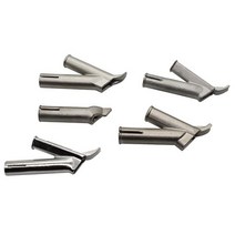 용접 노즐 부품 8mm 삼각형 속도 용접 입 노즐 Leister 플라스틱 Leister 비닐 용접기 도구에 대 한 삼각, 1개, 01 straight 5x8