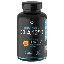 해외 Sports Research CLA 공액 리놀레산 Safflower, 3개