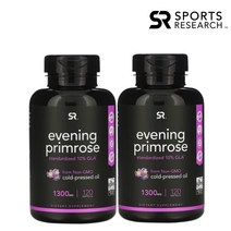 스포츠 리서치 달맞이꽃 감마리놀렌산 1300mg 120소프트젤 여성갱년기 PMS 달맞이꽃종자유 영양제X3팩