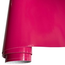 자동차 50x300cm 광택 민트 그린 접착 비닐 랩 필름 롤 공기 방출 버블 없음, 13 Rose Red_05 50cm x 152cm