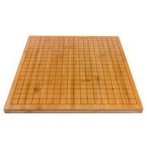 원목바둑판 BSTFAMLY 대나무 이동 체스 19 도로 판 44cm 47cm 2cm 뒤로