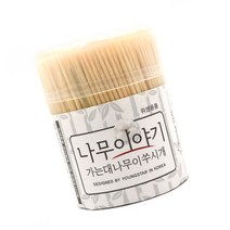 가는 대나무 이쑤시개 600개입 1통, 기본