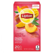 Lipton 립톤 피치 망고 티백 20팩