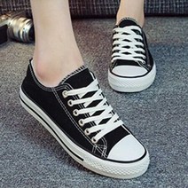 여성 스니커즈 편한 캔버스화 데이트 스쿨룩 코디