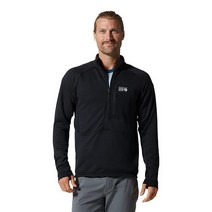 Mountain Hardwear 남성용 표준 폴라텍 파워 그리드 하프 지퍼 재킷 스테이트 오렌지 L