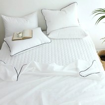시어서커 멜로 여름 홑이불, 화이트블랙