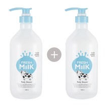 플로르드망 프레시 밀크 바디 샤워 1000ml, 2개