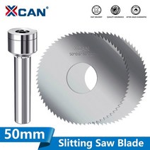 견고한 XCAN-금속 절삭 공구용 50mm 슬로팅 톱 블레이드 HSS 스틸 호환 CNC 가공, 07 50x1.2x16x72T