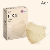 AER PRO-X 아에르 프로 엑스 새부리형 컬러마스크 (10개), 아이보리