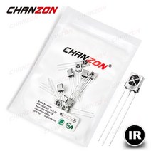 VS1838B IR LED 발광 다이오드 수신기 적외선 조명 램프 포토다이오드 마이크로 DIY PCB 회로 아두이노 3V 포토 트랜지스터 10 개