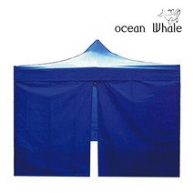 CISO 접이식 야외 천막 3x3 ABC세트 (지붕+프레임+심플바람막이4면) 포장마차 캐노피 행사용천막, (ABC세트)브라운