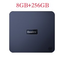 Beelink-U59 PRO 윈도우즈 11 M.2 SATA SSD 2.9Ghz BT 4.0 와이파이 5 미니 PC 인텔 셀러론 N5105 프로세서 8GB 256GB pc 게이머, [04] EU, [01] 8GB 256GB