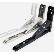 접이식 선반 브라켓 접이식 철물 고정 꺽쇠 3가지 색상 캠핑카 카라반 선반작업, 블랙14인치(350mm)