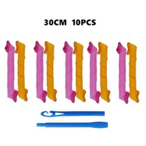 볼륨 물결 고데기 전기머리인두 롤브러쉬 오토롤링 10pcs diy 매직 헤어 경기자 무열 헤어 롤러 경기자 헤어 스타일 롤러 스틱 웨이브 포머 컬링 막대 헤어 스타일링 도구, 협력사, 30cm 10개