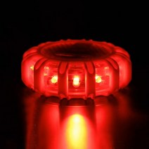 VIP코죤 LED 플레어 비상 경고등-LED경고등 초보운전 사고예방 차량용품 LED안전, 레드, 1개