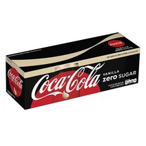 코카콜라 코크 바닐라 제로 슈가 355ml 12캔 Coca-Cola Zero Soda Vanilla 12 oz (pack of 12)