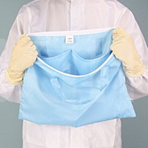 방진가방 실험실 반도체 방진복 제전 신발 수납보관함, 화이트, 1개