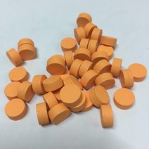 보드게임 단체게임 나무 게임 조각 diy 퍼즐 보드 게임/교육 액세서리 다채로운 폰/체스 100 직경 10x5MM 10 색, [08] Orange