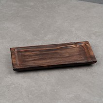 떡판 차탁 4호 찻잔 받침 인테리어 소품 원목 접시 쟁반, 1개