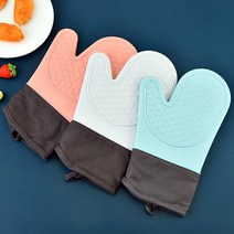 실리콘 오븐장갑 베이킹 내열 주방 냄비장갑 1P 3컬러, 그레이