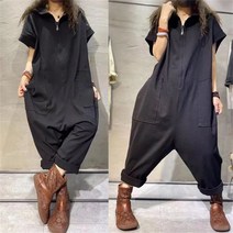 녕동 캐주얼 하객룩 블라우스 여성 점프슈트 반팔 여름원피스 배기팬츠 빅사이즈 +사은품