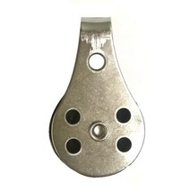 스테인레스 스틸 해양 보트 카누 카약 앵커 트롤리 풀리 블록 패드 눈 로프 러너 풀리, 1pc