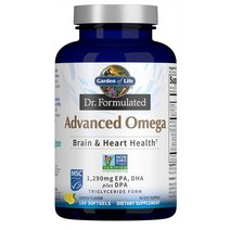 Garden of Life 오메가3 EPA DHA DPA 180캡슐 해외, 1개