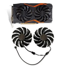 Cavabien 88MM T129215SU PLD09210S12HH P106-100 기가 바이트 GTX 960 1050 1060 1070 ti 용 그래픽 카드 냉각 팬 - RX, 단일모델명/품번