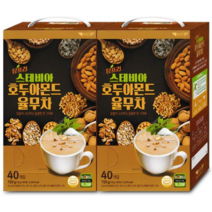 스테비아 호두아몬드 율무차 40Tx2개 총80T, 18g, 40개입, 2개