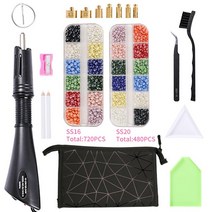 핫픽스DIY hotfix applicator진주 의류 신발에 DIY 철에 대한 핫픽스 어플리케이터와 3-8mm 믹스 색상 세라, 07 A01-0017S_02 US PLUG