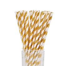 파티 테이블세팅골드 오 베이비 일회용 식기 종이 접시 컵 성별 공개 파티 식 샤워, 03 straws 25pcs
