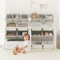 루나스토리 [루나스토리] 에코 장난감정리함 F (컬러선택), 화이트