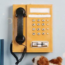 레트로 인테리어 장식 철제 모형 엔틱 공중전화기, 옥탑방 바카시온 본상품선택