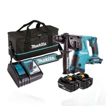 마끼다 DHR263RTE 18Vx2 5.0Ah 2팩 충전로타리함마드릴