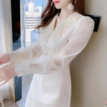 DarjinQD 레이스 미니 정장 원피스 하객원피스 모임룩