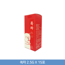 퍼스트헬스케어 쏙차 쏙빼먹는 분말스틱차, 2.5g, 60포