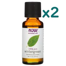 NOW 윈터그린 Wintergreen 에센셜 오일 30ml x2개