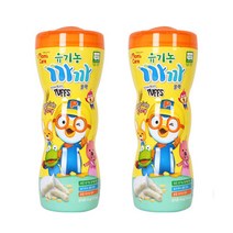 프로엠 뽀로로 유기농 까까 블랙 43g x 2통 / 유산균 함유 프리미엄 아기과자 어린이집간식 유치원간식, 까까 블랙 2통