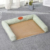 고양이해먹침대 여름 고양이 침대 플러스 크기 매트리스 새 개 매트 큰 강아지 테디 애완 동물 용품, U green+L