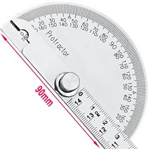 각도기 측정 원형 각도 게이지 스테인레스 스틸 145mm180 학위 반원형 목공 코너 테스트
