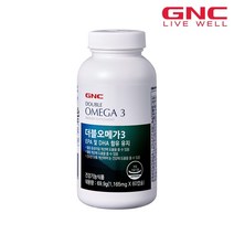GNC 더블 오메가3 69.9g, 1개, 60정