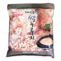 소문난 삼부자 가마솥맛 쌀누룽지 3kg, 단품