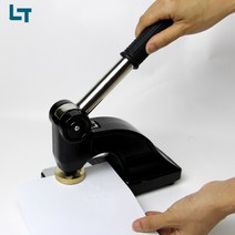 도장 압인기 표창장 펀치 날인 핸드 날짜, 블랙 엠보싱 기계