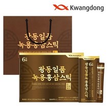 광동생활건강 광동 일품 녹용홍삼 스틱 30포 1세트 쇼핑백포함, 단품/단품