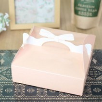 중앙패키지 리본 파이 상자 10개 - 소(받침포함) 155x155x65