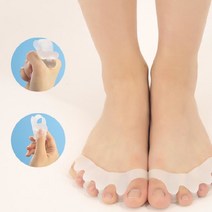 LUMET 루멧 실리콘 발가락링 보호대 2개입 발 건강 운동 지압 균형 걸음걸이(25869EA), 1개