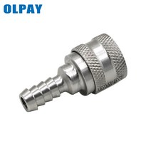 선외기 도하츠 3GF-70281-0 엔진용 연료 호스 라인 커넥터 50mm, [01] Silver